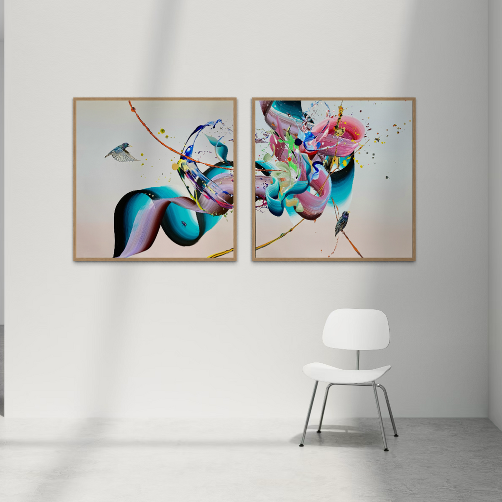 Flying Friends 2 | Akustikprint