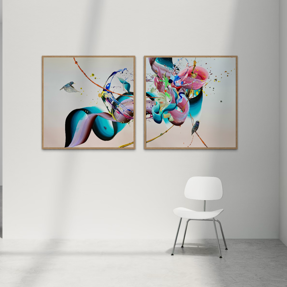 Flying Friends 2 | Akustikprint