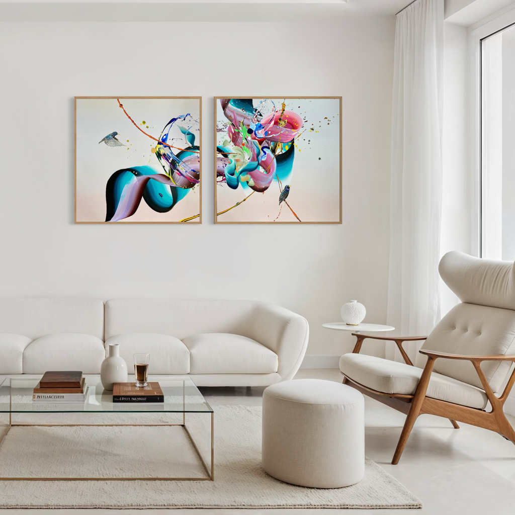 Flying Friends 2 | Akustikprint